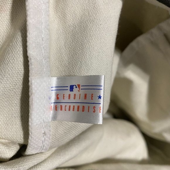 San Francisco Giants MLB Genuine Merchandise‎ Striped Tote Bag Black Cream Pink - Picture 9 of 9